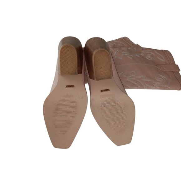 Billini Women's Charley Rose  Beige Clay Knee-High Cowboy Boots size 8 - Picture 5 of 10